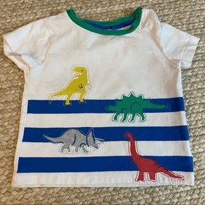 Baby Boden Dinosaur Appliqué tee 12-18m